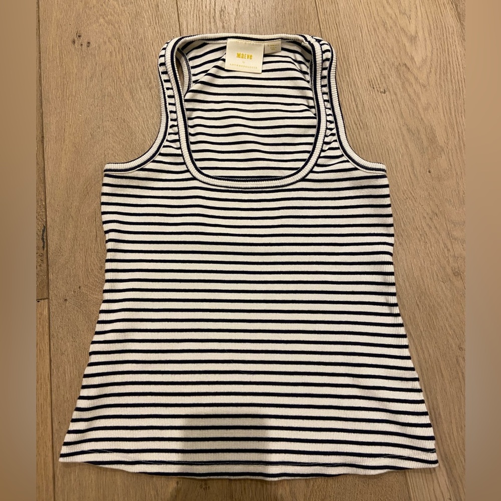 Anthropologie Maeve striped tank top